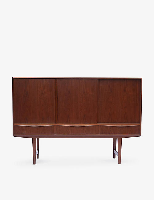 VINTERIOR: Pre-loved 1960s Danish teak-wood sideboard 122cm x166cm