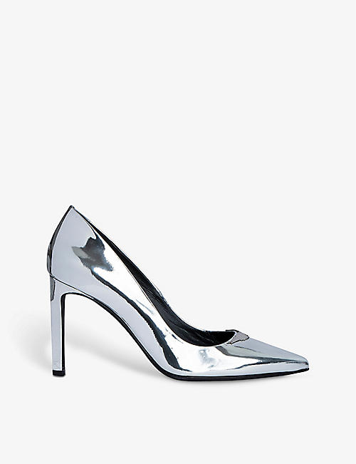 ZADIG&VOLTAIRE: Perfect wings-embellished metallic patent-leather courts