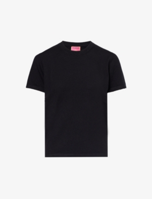 BARRIE: Barrie x Sofia Coppola round-neck cashmere and silk-blend T-shirt