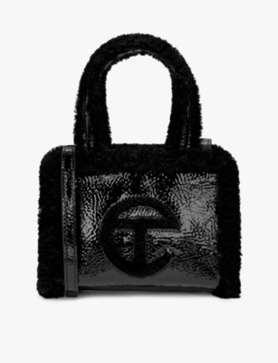 UGG X TELFAR: Ugg x Telfar small crinkled-leather tote bag