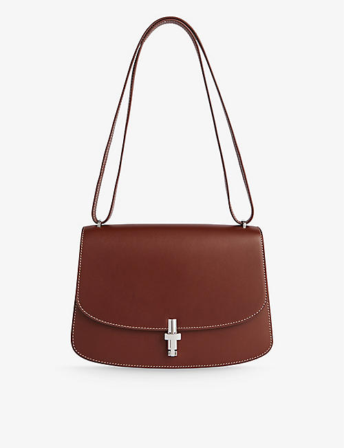 THE ROW: Sofia 10 leather shoulder bag