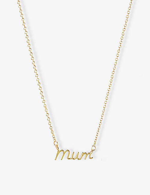 THE ALKEMISTRY: Mum 18ct yellow-gold necklace