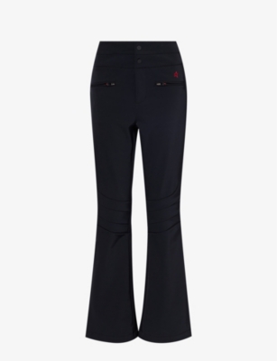 PERFECT MOMENT: Aurora flared-leg mid-rise stretch-woven trousers