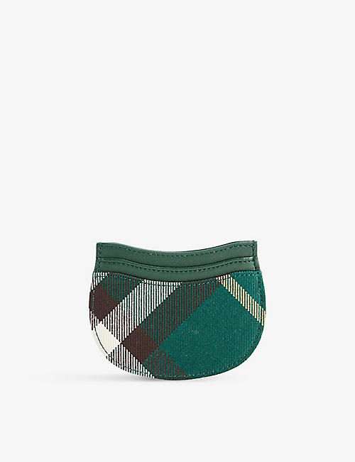 BURBERRY: Rocking Horse woven card holder
