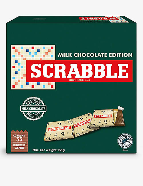 GAMES IN MOTION: Scrabble milk chocolate edition 154g