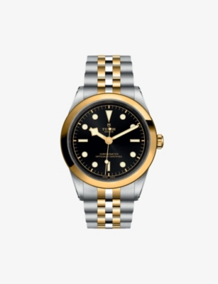 TUDOR: M796830001 Black Bay 41 yellow-gold and steel automatic watch