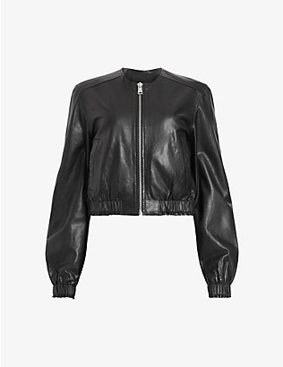 ALLSAINTS: Everly bomber leather jacket