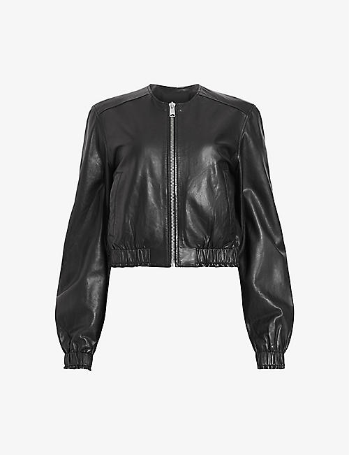 ALLSAINTS: Everly bomber leather jacket