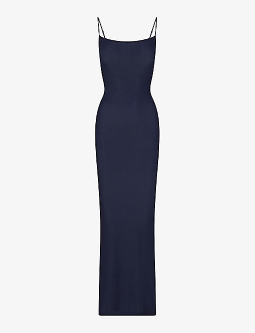 SKIMS: Soft Lounge scoop-neck stretch-modal maxi slip dress