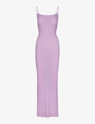 SKIMS: Soft Lounge scoop-neck stretch-modal maxi slip dress