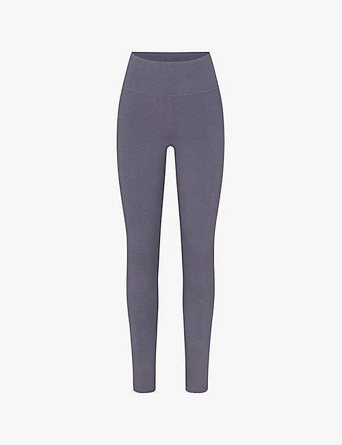 SKIMS: Outdoor high-waisted stretch cotton-blend leggings