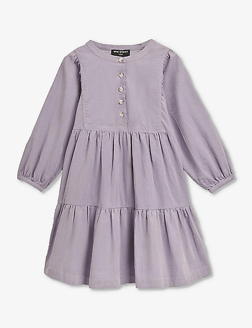 WHISTLES: Nora tiered-hem cotton-corduroy dress 3-9 years