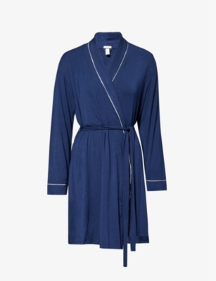EBERJEY: Gisele tie-belt stretch-woven jersey robe
