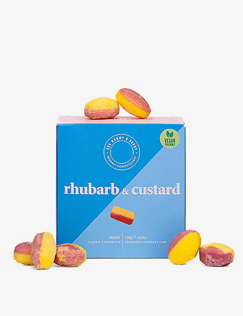 ASK MUMMY AND DADDY: Rhubarb and Custard box of sweets 120g