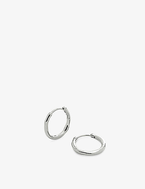 MONICA VINADER: Siren Muse small 925 sterling-silver hoop earrings