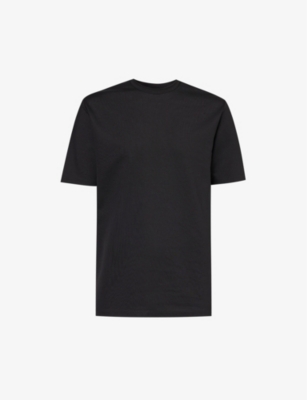 ARNE: Luxe brand-embroidered stretch-jersey T-shirt