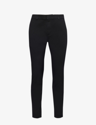 ARNE: Tapered-leg mid-rise slim-fit stretch-cotton trousers