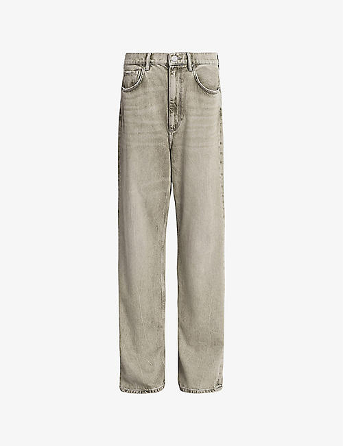 ALLSAINTS: Blake relaxed-fit low-rise denim jeans