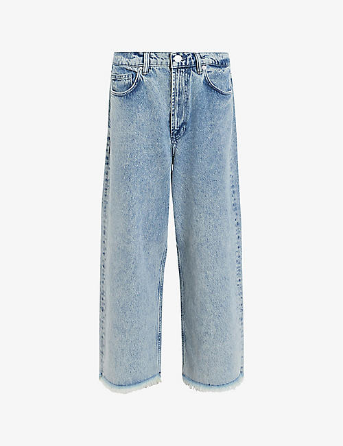 ALLSAINTS: Blake wide-leg low-rise cropped jeans
