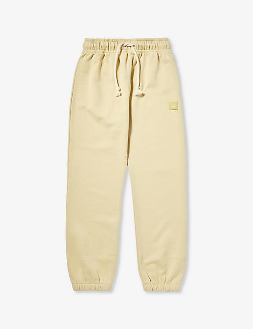 ACNE STUDIOS: Logo-patch cotton-jersey jogging bottoms 6-8 years