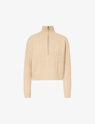 PAIGE: Maylene high-neck wool-blend sweater