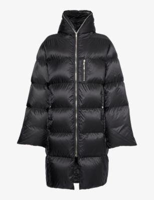 RICK OWENS: Rick Owens x Moncler Gimp relaxed-fit shell-down jacket