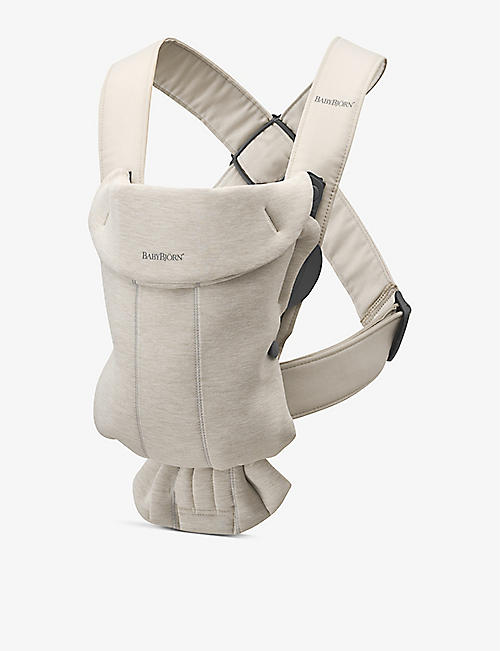 BABYBJORN: Baby 3D stretch-jersey mini carrier