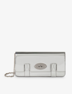 MULBERRY: East West Bayswater leather clutch bag