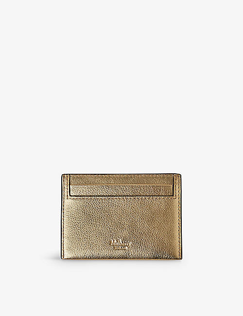 MULBERRY: Foiled leather card holder