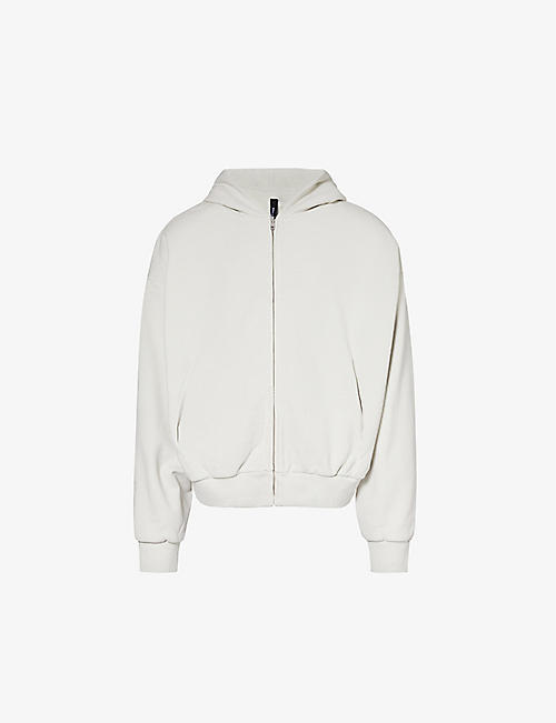 ENTIRE STUDIOS: Thermal dropped-shoulder organic cotton-jersey hoody