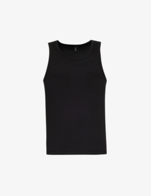 ENTIRE STUDIOS: Fitted ribbed stretch-cotton tank top