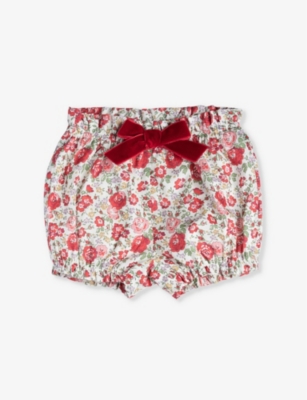 TROTTERS: Felicite floral-print cotton bloomers 3-24 months
