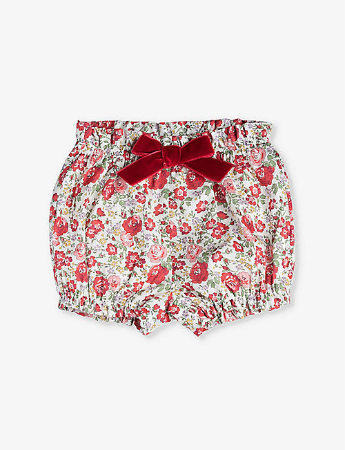 TROTTERS: Felicite floral-print cotton bloomers 3-24 months