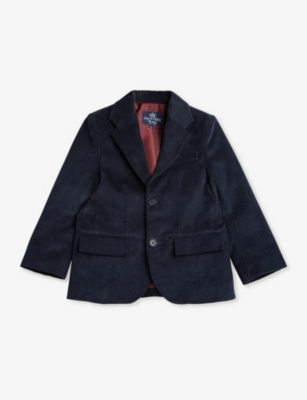 TROTTERS: Benton corduroy-textured cotton blazer 2-11 years