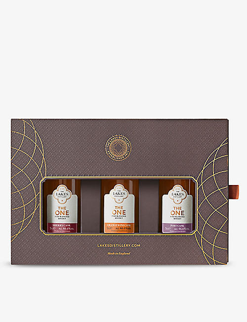 THE LAKES DISTILLERY: The One Whisky Collection miniature gift set 3 x 50ml