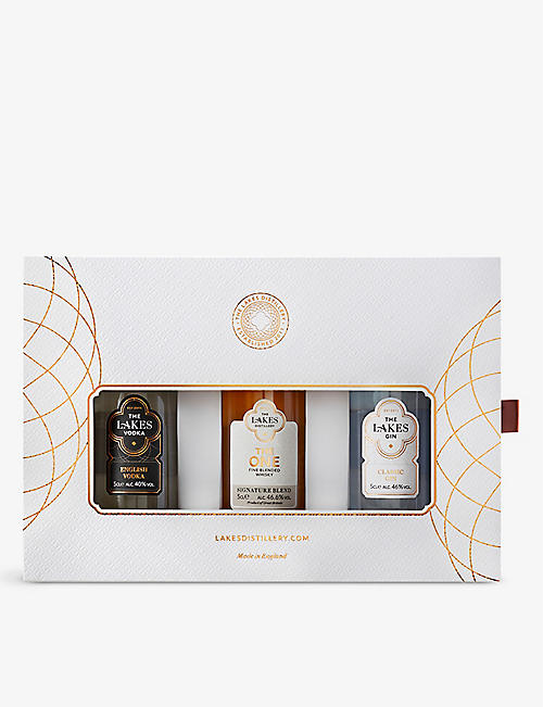 THE LAKES DISTILLERY: The Lakes Gin Collection gift set 3 x 50ml