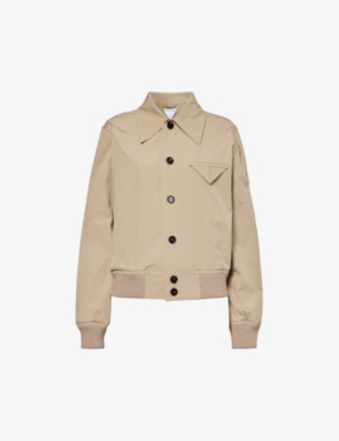 BOTTEGA VENETA: Regular-fit cotton-blend jacket