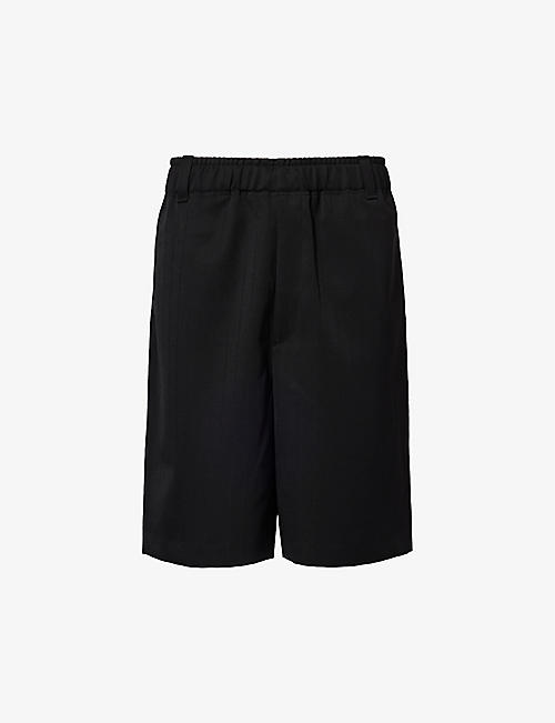JACQUEMUS: Le Bermuda Juego elasticated-waistband stretch-cotton shorts