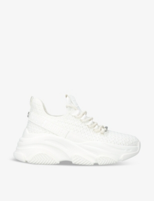 STEVE MADDEN: Project chunky-sole woven low-top trainers