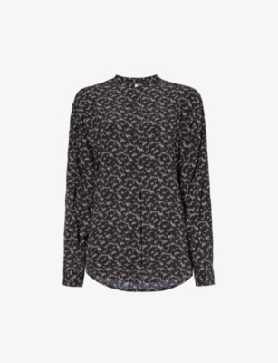 ISABEL MARANT ETOILE: Catchell abstract-pattern woven shirt