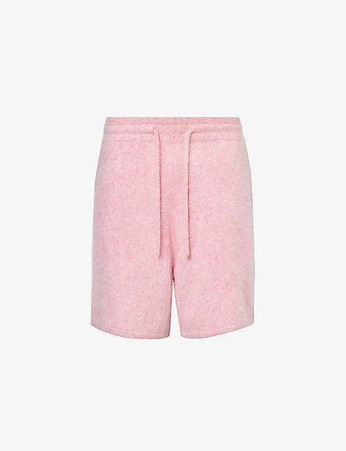 COLE BUXTON: Super Alpaca relaxed-fit stretch alpaca-wool-blend shorts