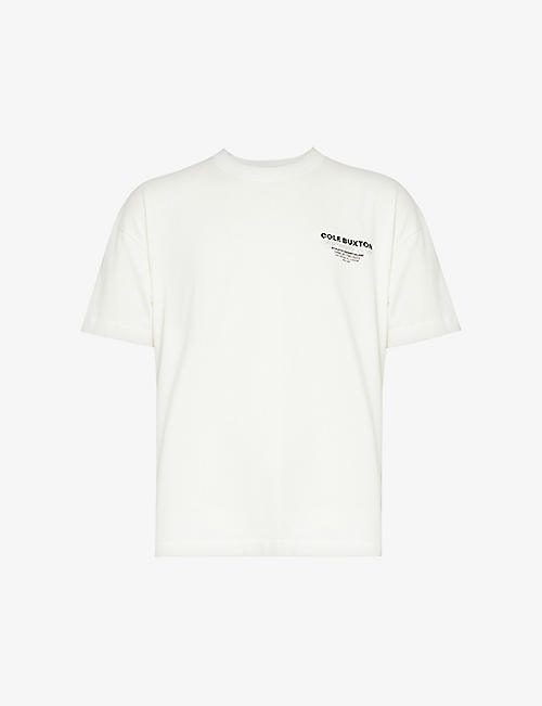 COLE BUXTON: Cole Buxton x Selfridges logo-print cotton-jersey T-shirt