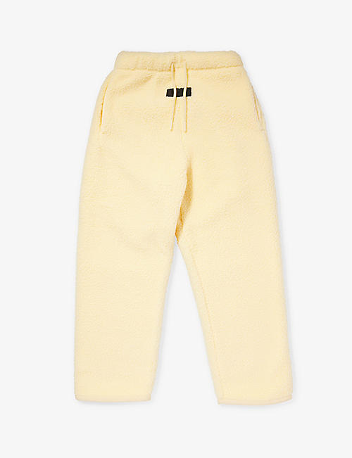FEAR OF GOD ESSENTIALS: Brand-patch relaxed-fit woven jogging bottoms 4-16 years