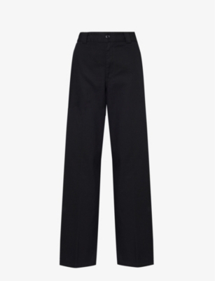 CARHARTT WIP: Craft wide-leg mid-rise cotton-blend trousers