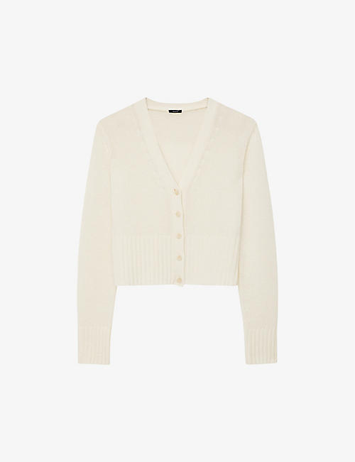 JOSEPH: V-neck relaxed-fit cashmere cardigan