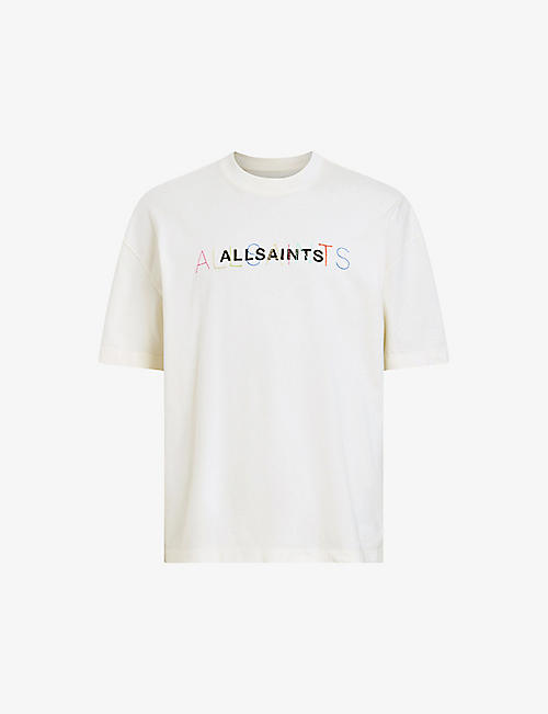 ALLSAINTS: Nevada logo-print relaxed-fit organic-cotton T-shirt