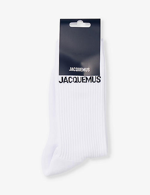 JACQUEMUS: Les Chaussettes Jacquemus branded cotton-blend socks