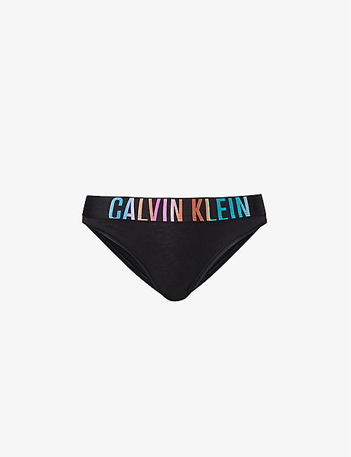 CALVIN KLEIN: Intense Pride branded-waistband cotton-blend briefs