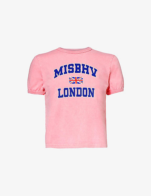 MISBHV: London logo-print cotton-jersey T-shirt