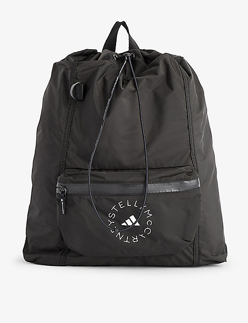ADIDAS BY STELLA MCCARTNEY: Logo-print recycled-polyester backpack